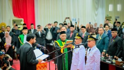 Resmi Dilantik Jadi Bupati Pidie, Sarjani Siapkan RPJMD Untuk Membangun Daerah Lima Tahun Ke Depan