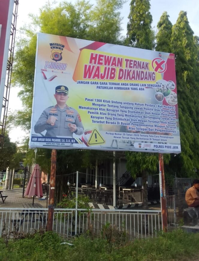 
					Jangan Sampai Celaka Karena Ternak, Ini Himbauan Polres Pidie Jaya