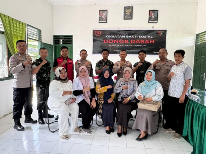 
					KEGIATAN BAKTI DONOR DARAH, YONIF TP 857 GANA GAJAHSORA.